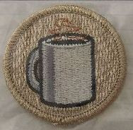 X159379A  (Patrol Patch - Coffee Cup) ClassB