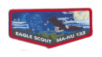 Last Frontier Council Eagle Scout Ma-Nu 133 Flap Last Frontier Council #480