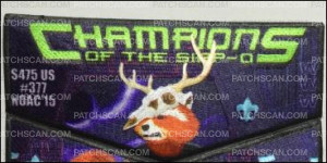 Patch Scan of Champions of the Sippo OA Flap Rocky 