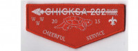 Chicksa Cheerful Service flap Yocona Area Council #748 merged with the Pushmataha Council