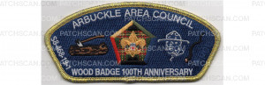 Patch Scan of Wood Badge 100th Anniversary CSP (PO 88498)