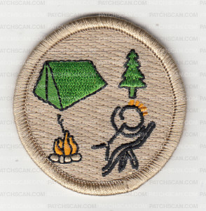 Patch Scan of X164984A Camping Patrol Patch