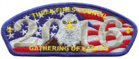 Three Fires Council - Gathering of Eagles- Blue Border  Three Fires Council #127