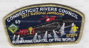 Patch Scan of CRC National Jamboree 2017 STAFF #69