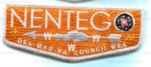 Patch Scan of Del-Mar-Va CCL 100 Years OA Flap (Gold)