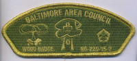 AR0177D-G - BAC Wood Badge 4 Bead Baltimore Area Council #220