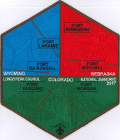 Longs Peak Council 2017 NSJ - Jacket Patch Longs Peak Council #62 merged with Greater Wyoming Council