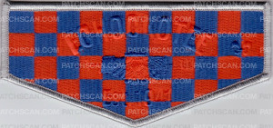 Patch Scan of Echockotee - North Florida Council - Orange and Blue 