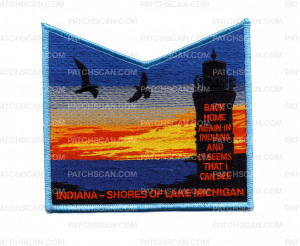 Patch Scan of Shores Lake Michigan Piece