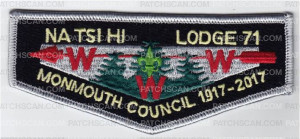 Patch Scan of Natsi Hi Lodge 71 Monmouth Councl 1917-2017