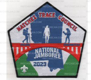 Patch Scan of 2023 National Jamboree Center Piece (PO 101272)