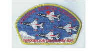 Popcorn For The Military CSP Air Force gold border Central Florida Council #83
