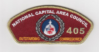 NCAC Outstanding Commissioner CSP National Capital Area Council #82