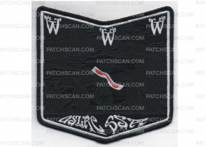 Patch Scan of 2018 NOAC Fundraiser Pocket Patch Ghosted (PO 87719)