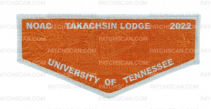 Patch Scan of Takachsin Lodge NOAC 2022 Flap (Telescope) Orange