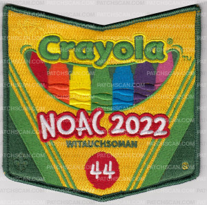 Patch Scan of Witauchsoman Lodge #44 NOAC 2022 Pocket Patch
