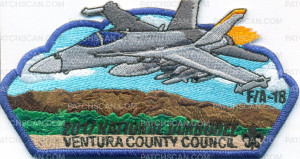 Patch Scan of F/A-18 CSP 2017 National Scout Jamboree VCC