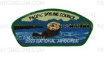 Patch Scan of Pacific Skyline Council 2023 NSJ JSP otter green border