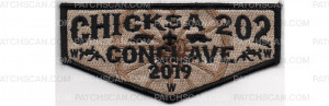 Patch Scan of Conclave Flap 2019 (PO 88540)