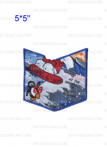 Patch Scan of Cho-Gun-Mun-A-Nock Lodge 467 NOAC 2024 (Blue) Pocket Piece