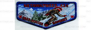 Patch Scan of Winter Banquet Flap (PO 101665)