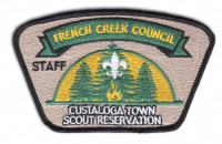 P25025H Custaloga Town Scout Reservation 5-Year Puzzle French Creek Council #532