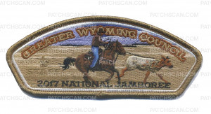 Patch Scan of Greater Wyoming Council 2017 Jamboree Staff Small JSP