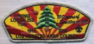 Patch Scan of Siwinis Lodge 252 TOR - CSP 100 years