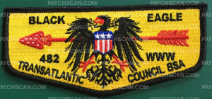 Patch Scan of Black Eagle Lodge OA Flap 2016
