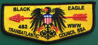 Black Eagle Lodge OA Flap 2016 Transatlantic Council #802