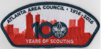 100 YEARS OF SCOUTING 1916-2016 AAC CSP Atlanta Area Council #92