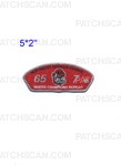 Patch Scan of UGA 65-7 CSP (Red)