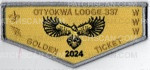 Patch Scan of 2024 Golden Ticket- OTYOKWA Lodge 