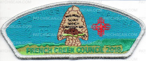 Patch Scan of French Creek Council Philmont Scouting’s Paradise 2018
