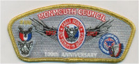 Monmouth Council 100th Anniversary Eagle CSP Monmouth Council #347