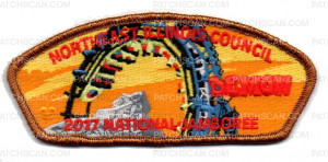Patch Scan of Demon Copper NEIC Six Flags 2017 National Jamboree