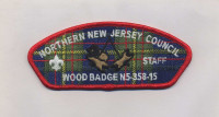 Wood Badge N5-358-15 (Northern New Jersey) 3 Beads "Staff" Northern New Jersey Council #333