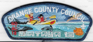 Patch Scan of Orange County Council Wiatava 13- pocket flap