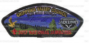 Patch Scan of Chippewa Valley Council - 2017 National Jamboree Jack Links JSP - Blue Hills