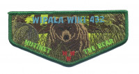 Wipala Wiki 432 Nutiket The Bear flap Grand Canyon Council #10