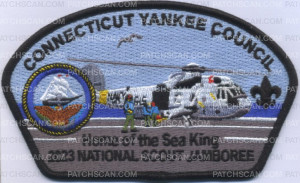 Patch Scan of 457420- Home of the Sea King 2023 National Scout Jamboree 