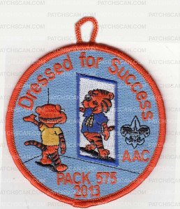 Patch Scan of X165216A Pack 575 Dressed for Success