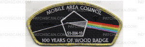 Patch Scan of Wood Badge 100th Anniversary CSP (PO 88848)