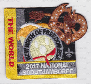 Patch Scan of NBOF National Jamboree 2017 Cupcake