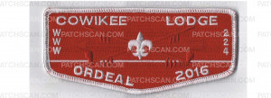 Patch Scan of Ordeal Lodge flap