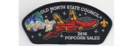 Popcorn Sales 2016 Space Jet (Black Border) Old North State Council #70
