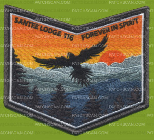 Patch Scan of NOAC-2022 Santee Lodge Trader Pocket Piece