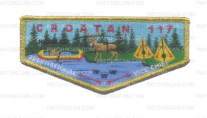 Patch Scan of Home of Talor Parker - National Vice Chief - Gold Metallic Border