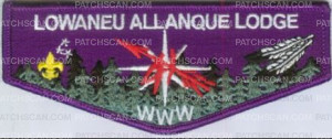 Patch Scan of LOWANEU ALLANQUE LODGE FLAP