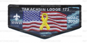 Patch Scan of Sagamore Council - Takachsin Lodge 173 Police Flap